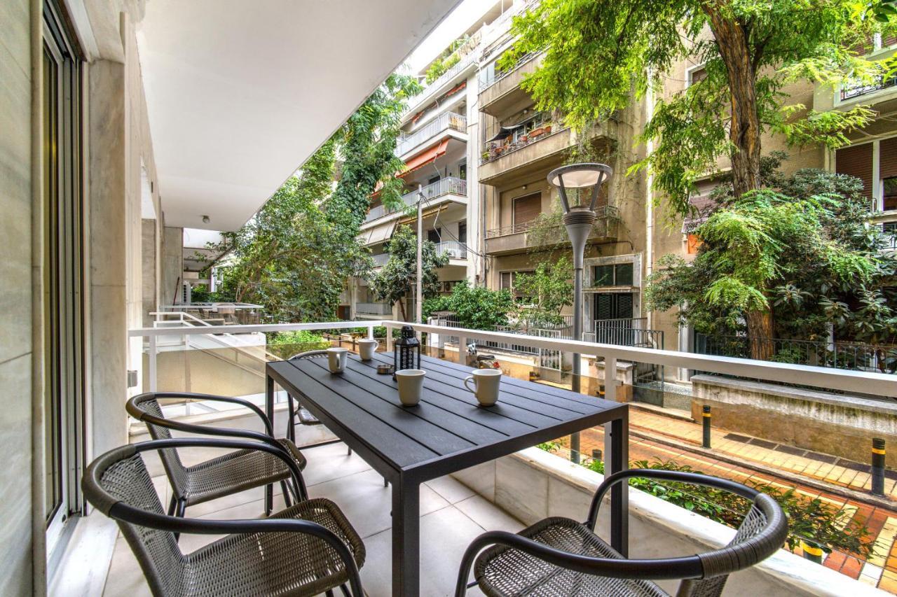 דירות Urban Luxury On A Quiet Street In The Center Of אתונה מראה חיצוני תמונה